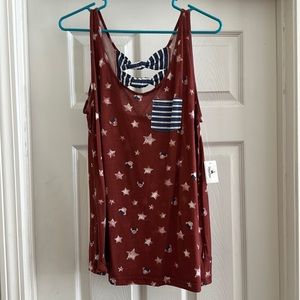 Disney American tank top  - Size M - NWT